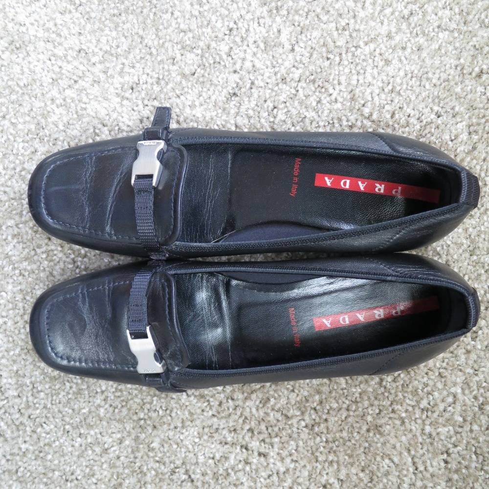 Prada Sport Black Loafers - Picture 2 of 8